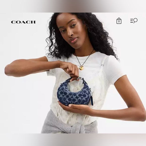 Coach Jonie Bag In Signature Denim NWT - Picture 2 of 11